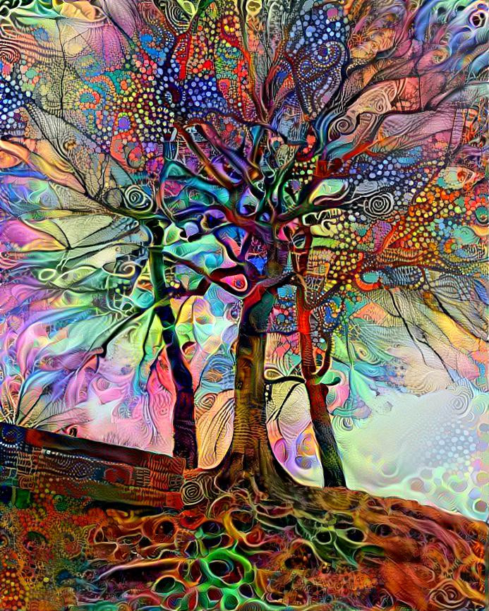 Colorful tree