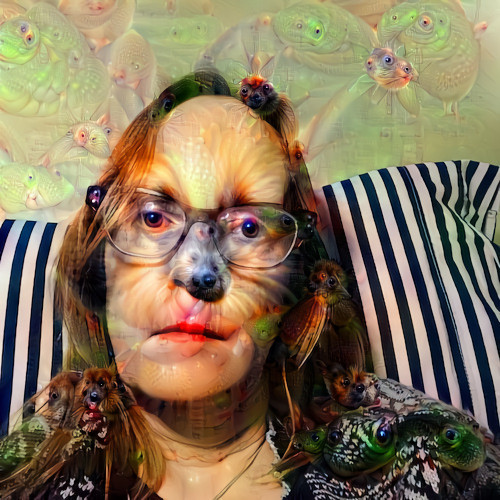 Deep Dream Self-Portrait,