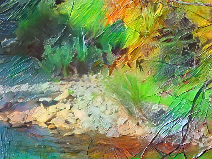 Digital Art by MJI- Rivers Edge