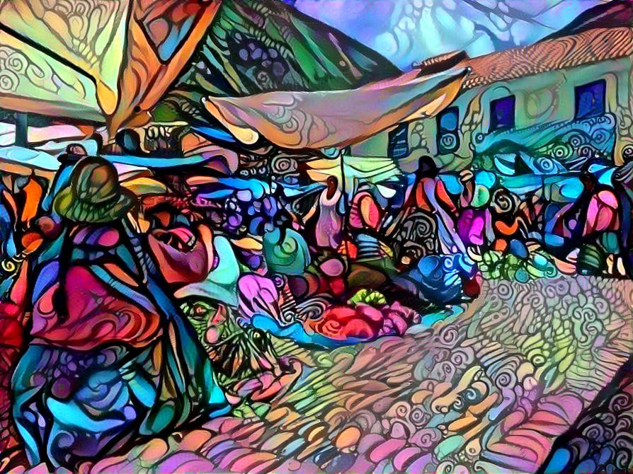 Market, Pisac