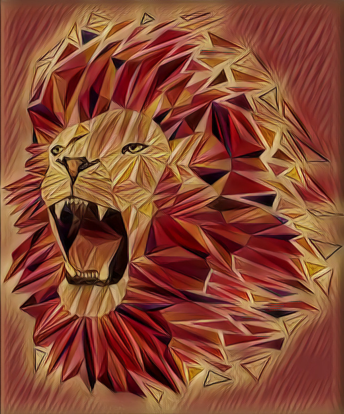 Roaring lion