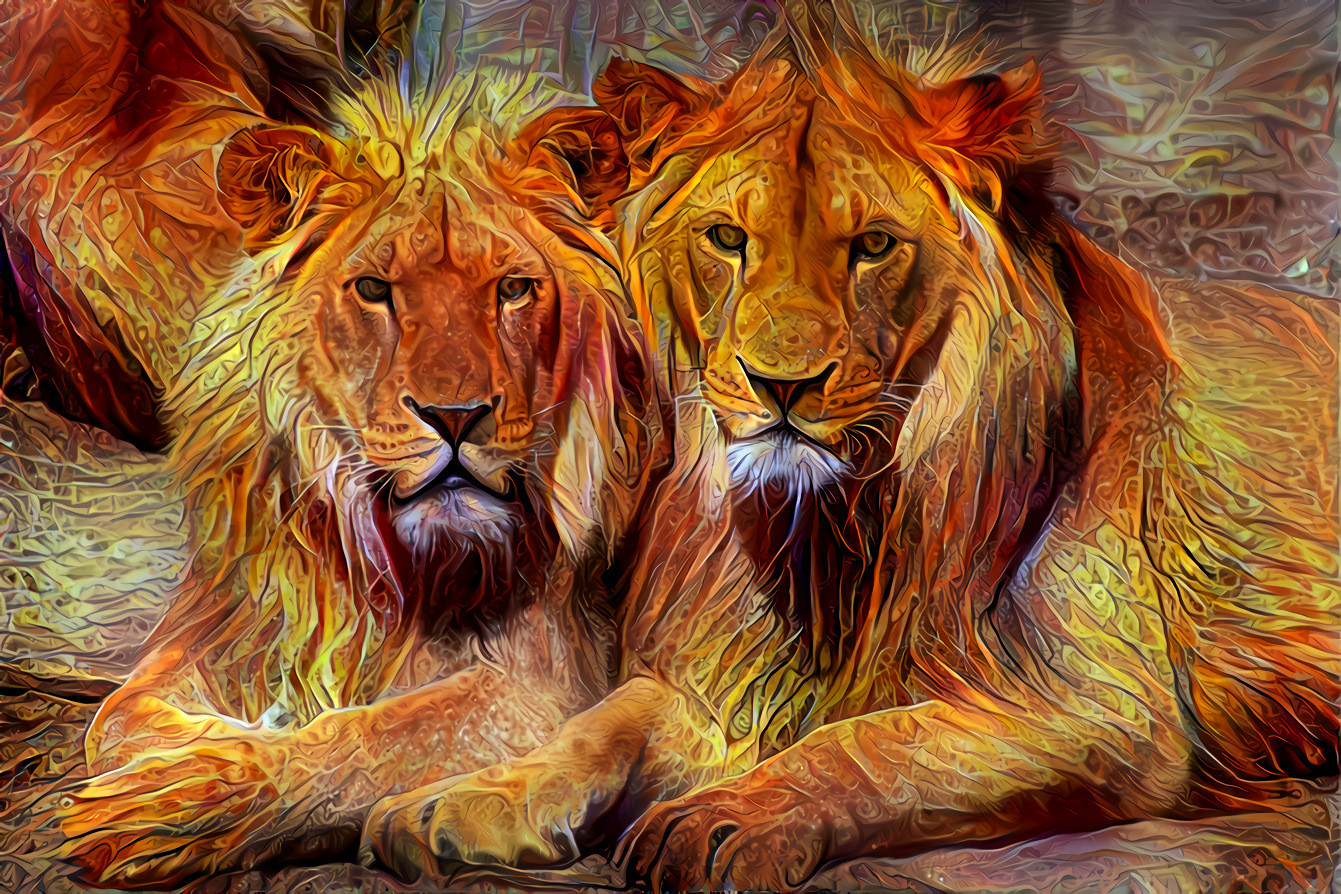 Two Lions