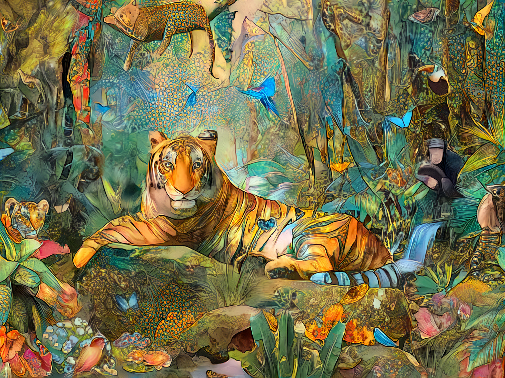 Tigers In The Jungle