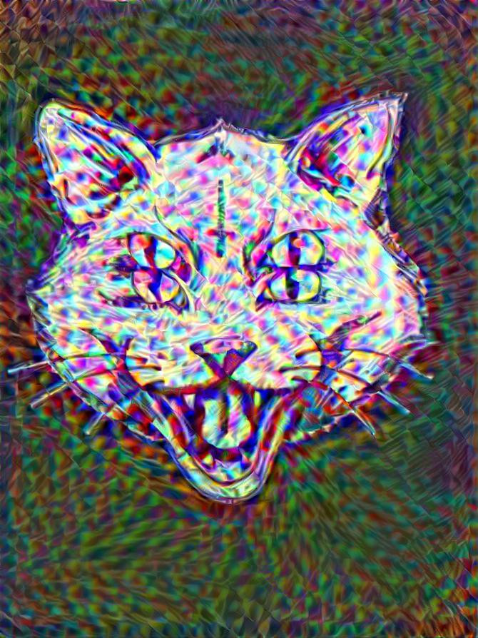 Psychedelic Demon Cat