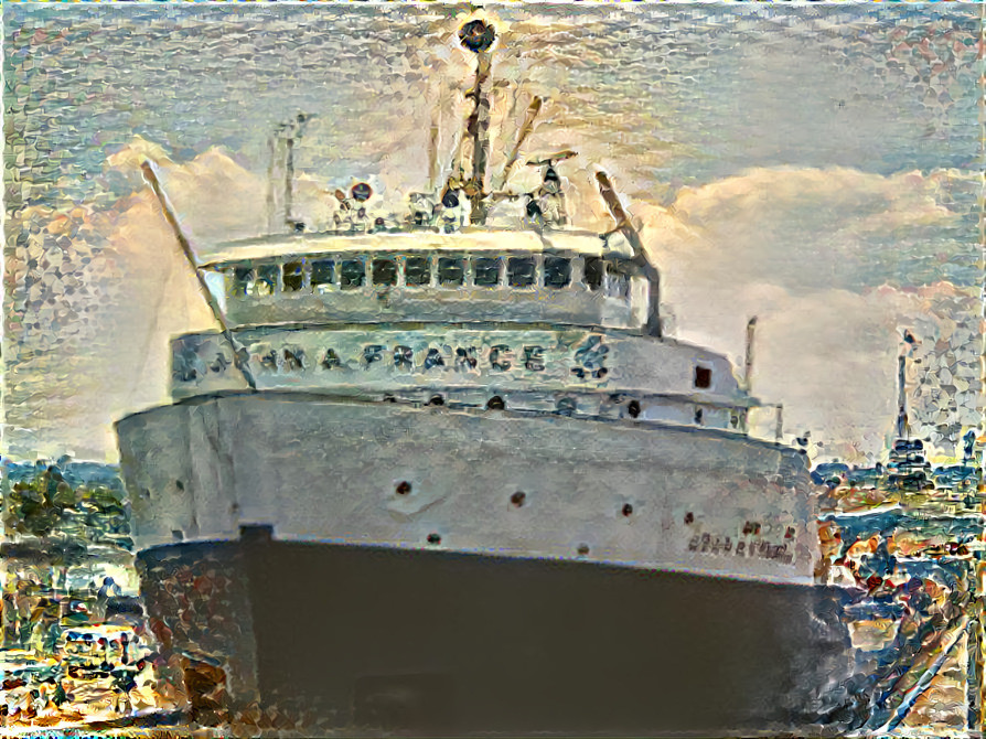 Jean A. France     Coming through the Soo Locks