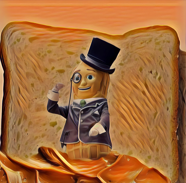 Mr. Peanut, Has a Butt. Spread the Word