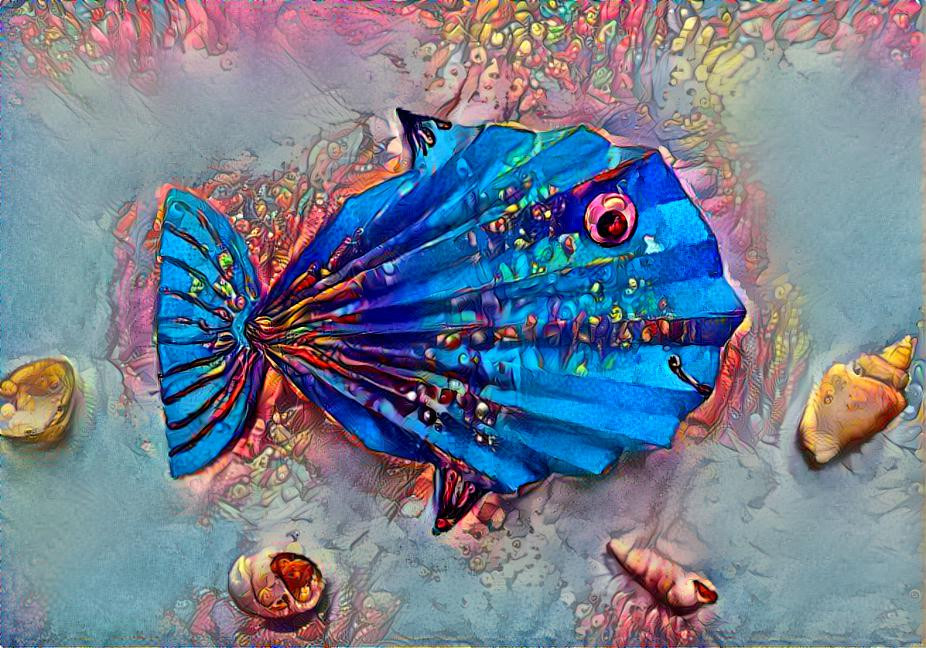 Abstract Fish Art