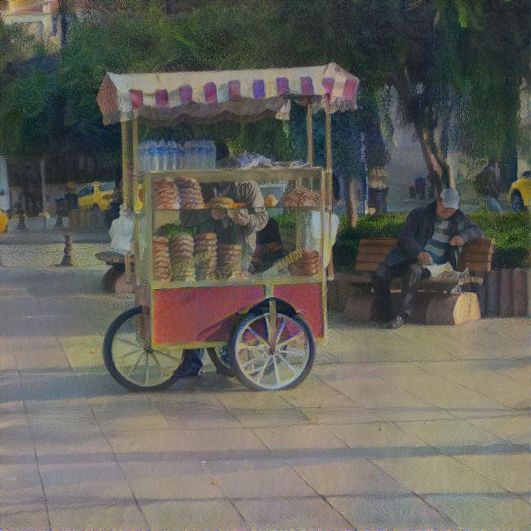 Simit Cart, Istanbul Turkey