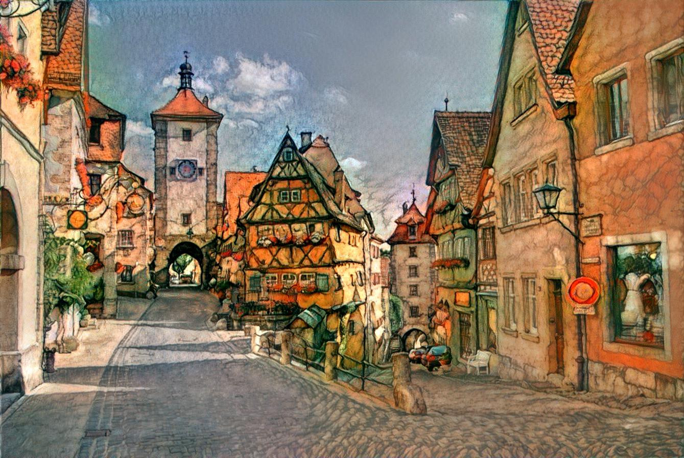 Sunny Warm Rothenburg ob der Tauber 