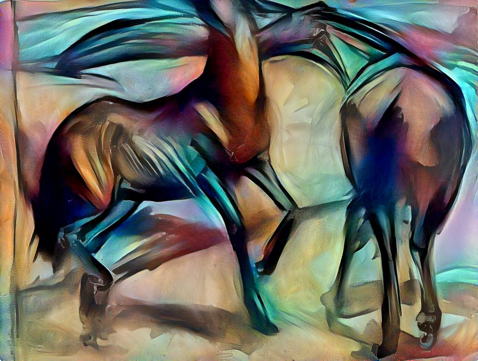 Two horses