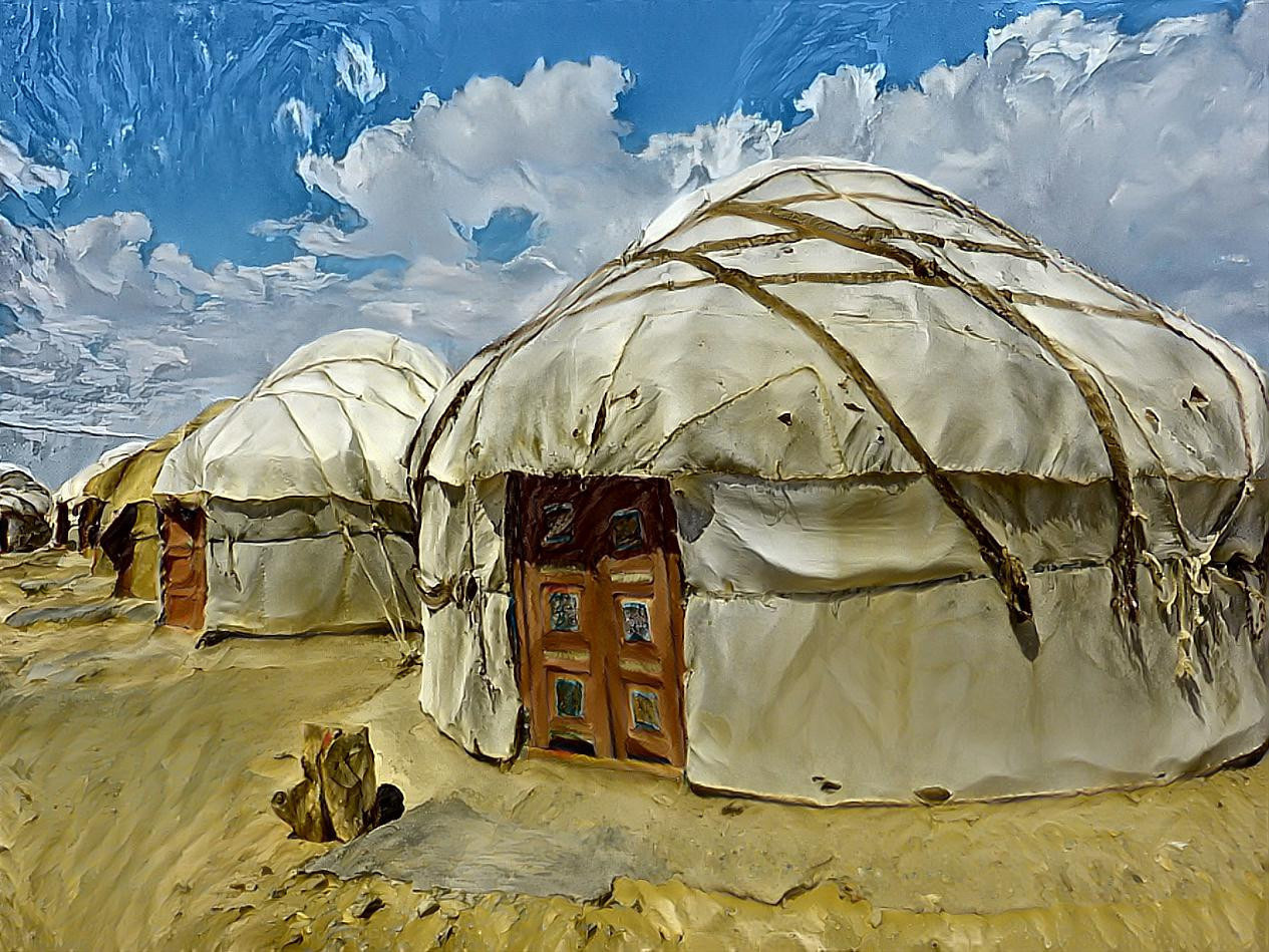 Yurts in Kyrgyzstan