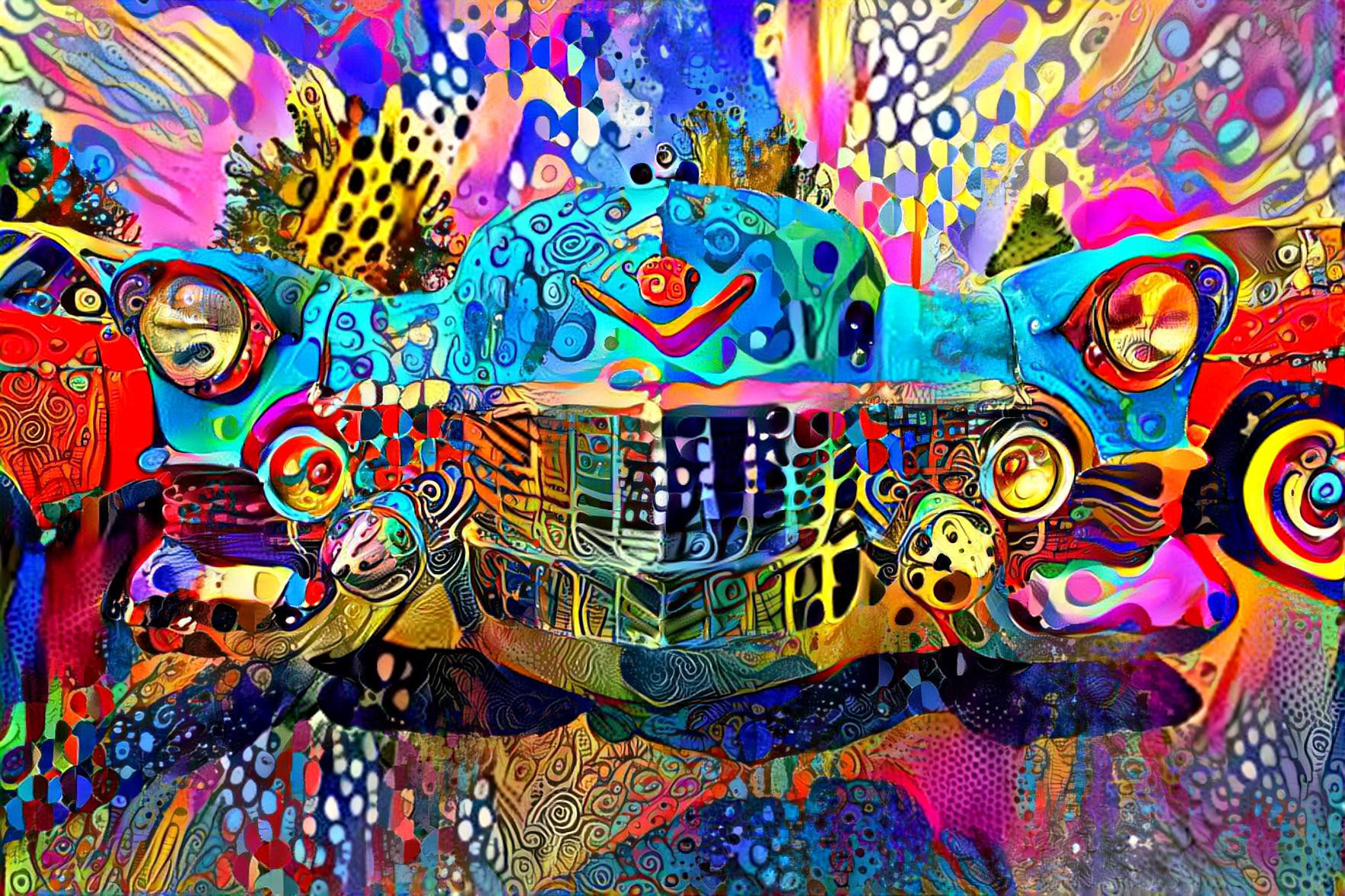 Psychedelic 50s Caddy Dream