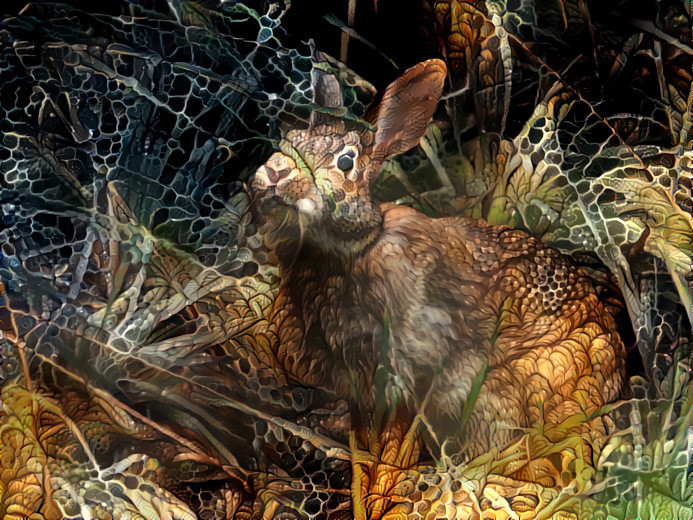 Rabbit in the Grass