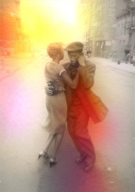 A couple from the 1950's, New York