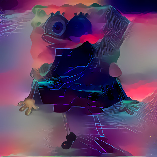 Vaporwave Spongebob