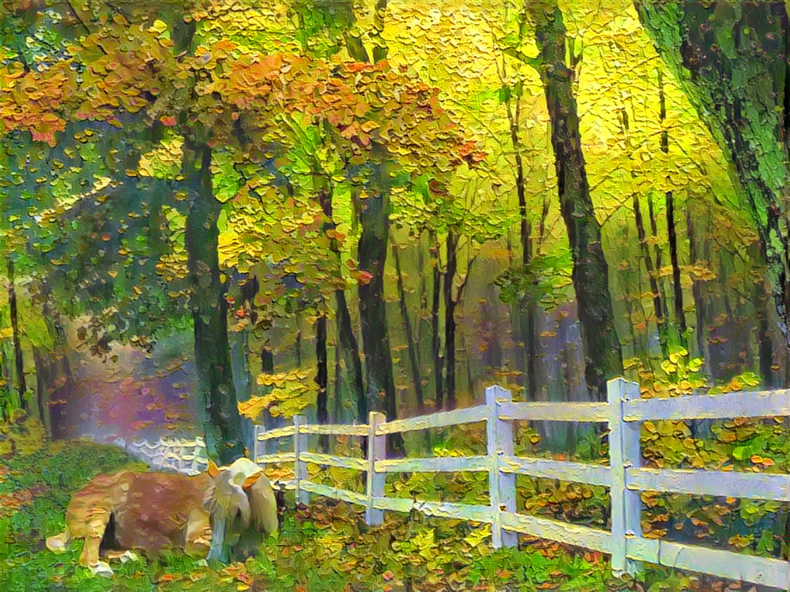 This is a composition featuring my Haflinger mare, Bella. Created in Photoshop and PicsArt prior to dreaming.