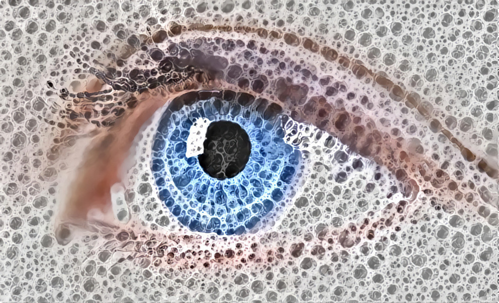 Foamy eye