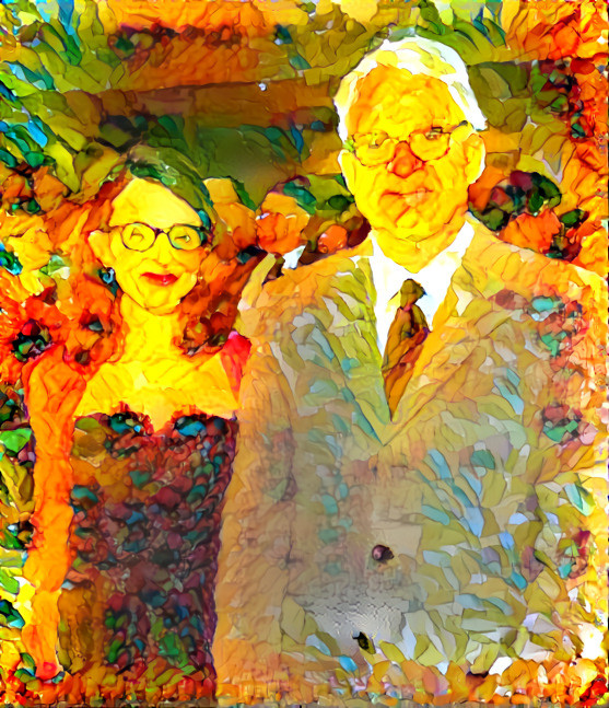 steve martin & wife, anne stringfield - painting