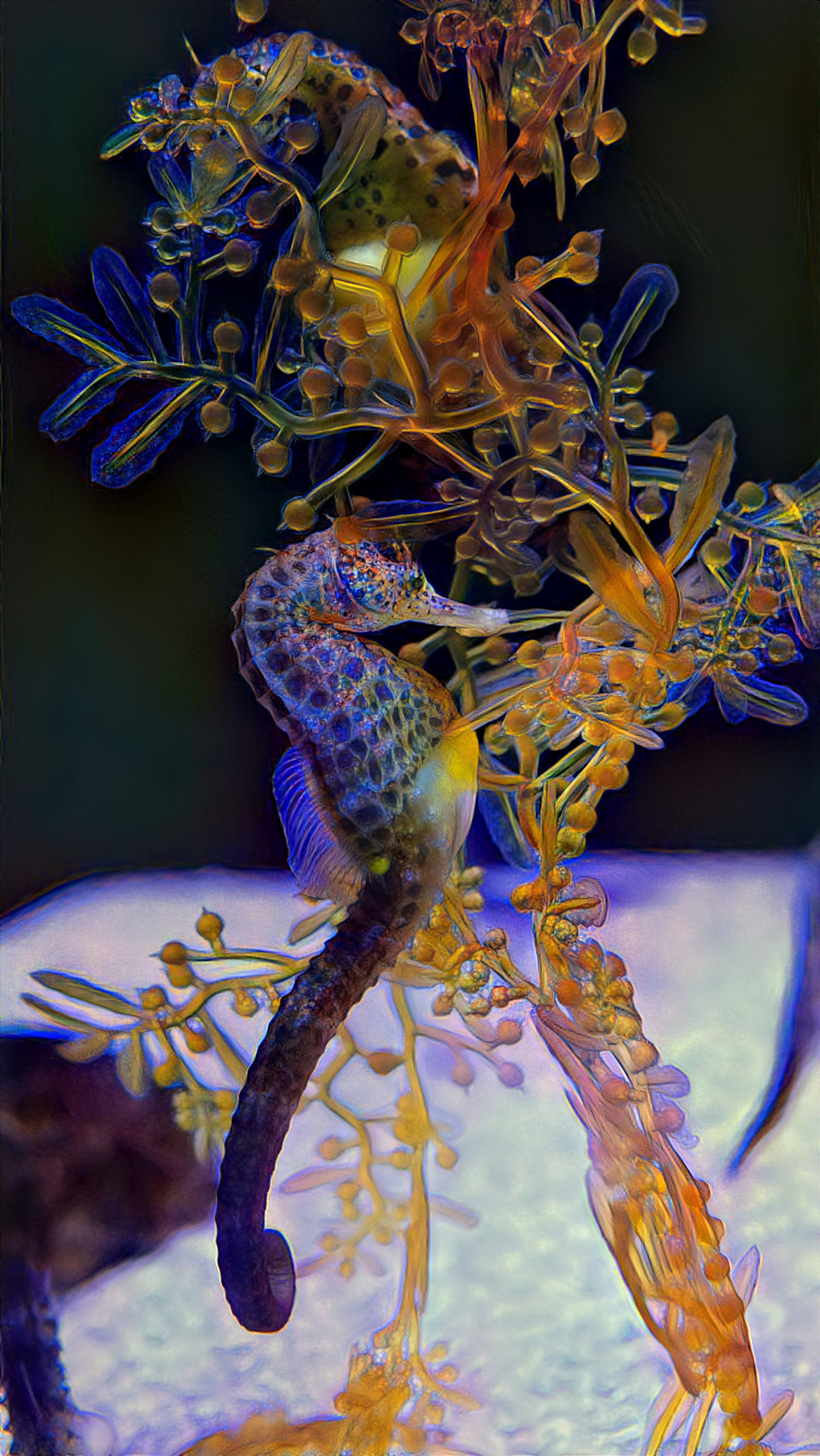 Seahorse and Kelp