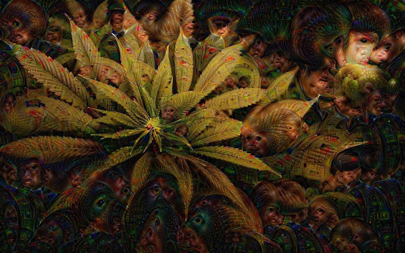 Deep Dream: Cannabis 2