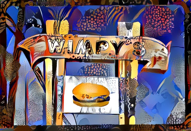 Wimpy's - John Margolies, photographer