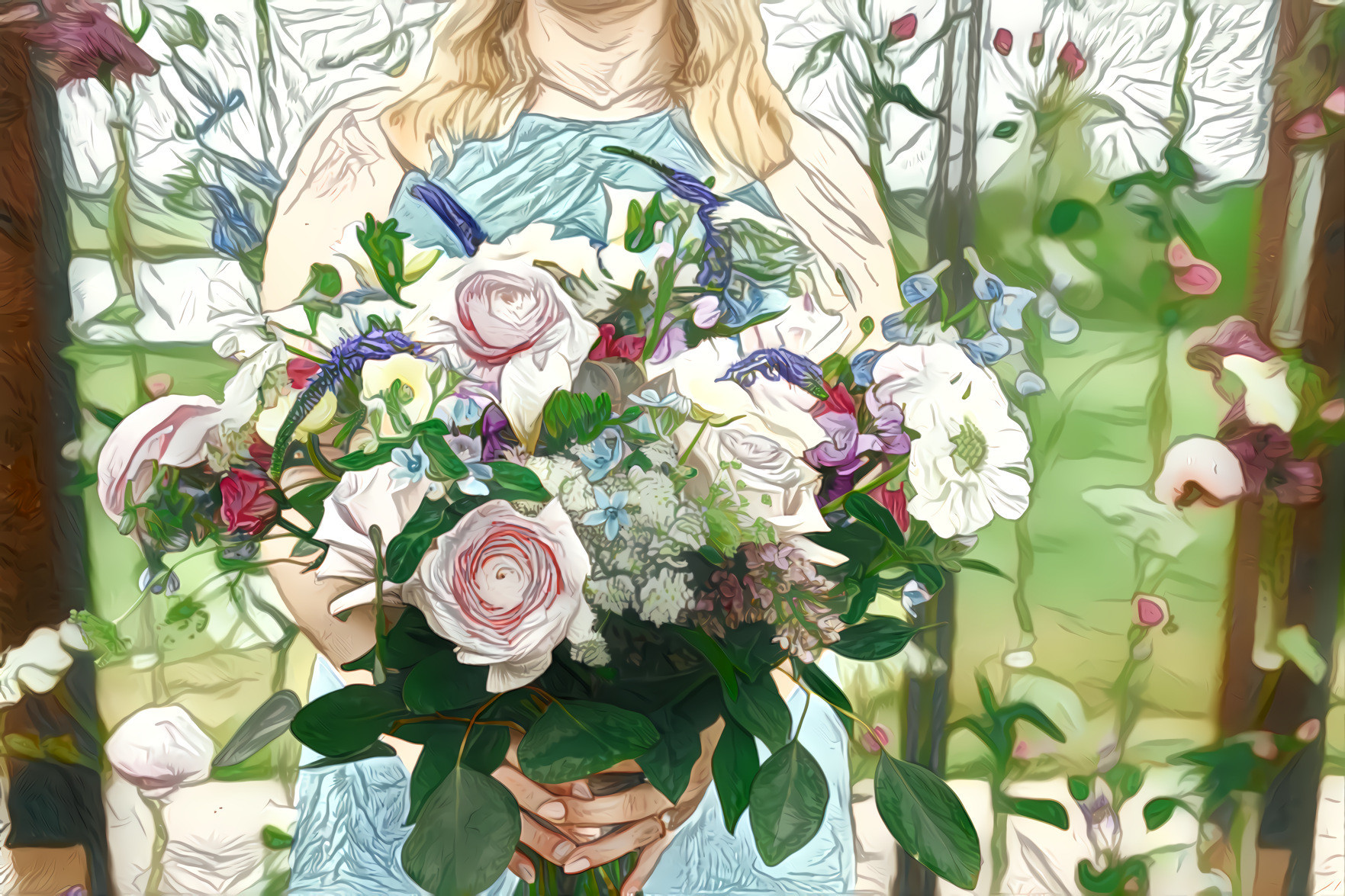 Bouquet stylized