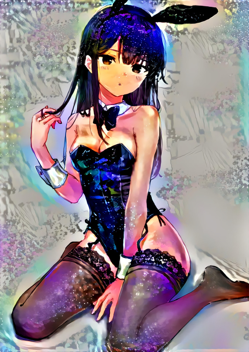 Zuima with various anime illustrations filter