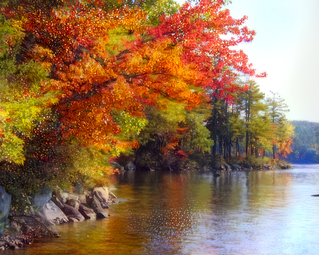 Fall on Keoka Lake