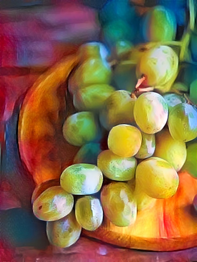 Grapes, once green