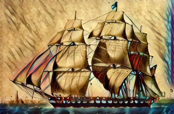 US Frigate Cumberland, 1842