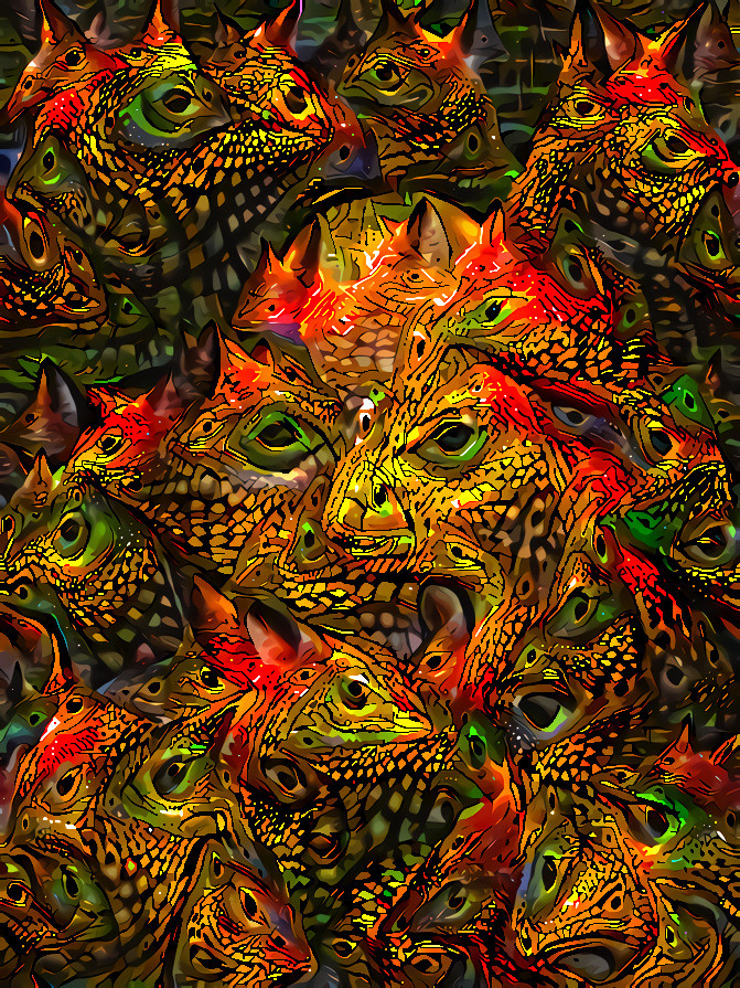 Deep Dream selfie 1