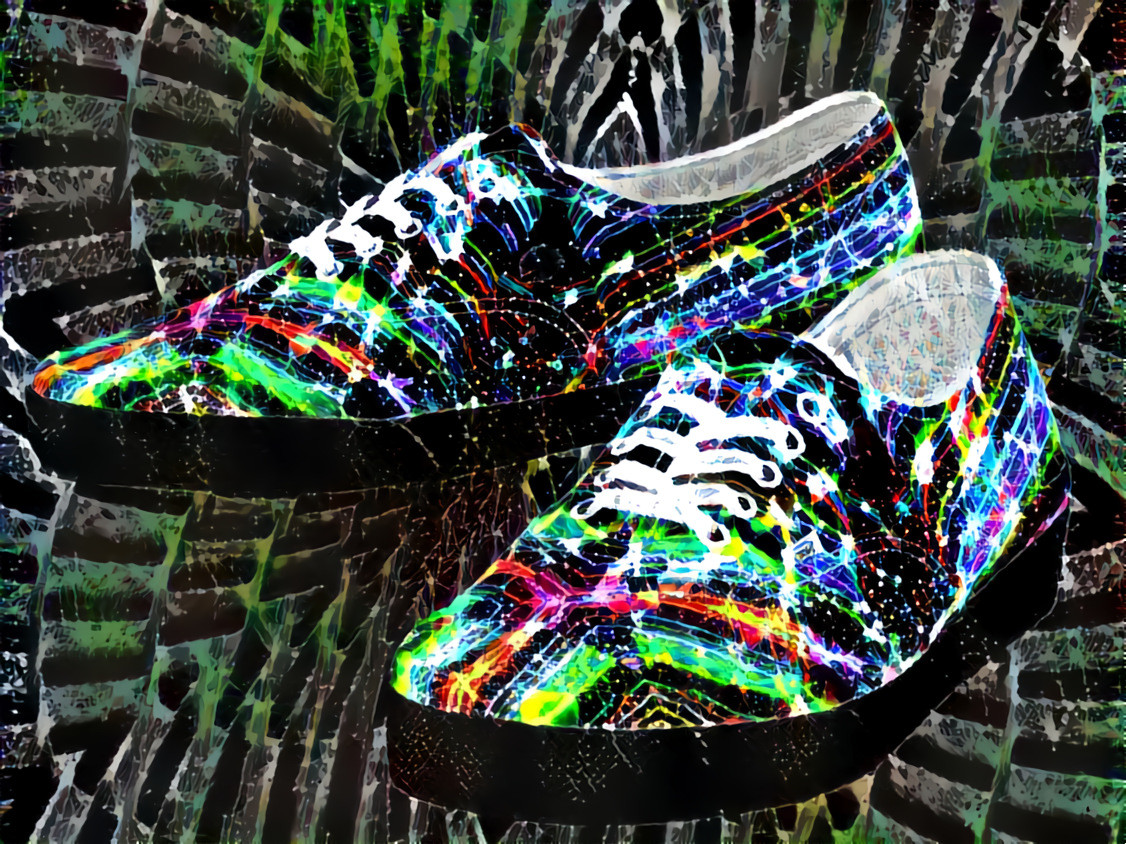 Tenis design by Daniel W. Prust (to Vans Custom Culture Design Contest) _ source and style: Deep Dream by Daniel W. Prust