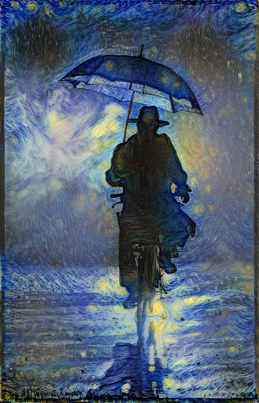 Bicycle in the Rain