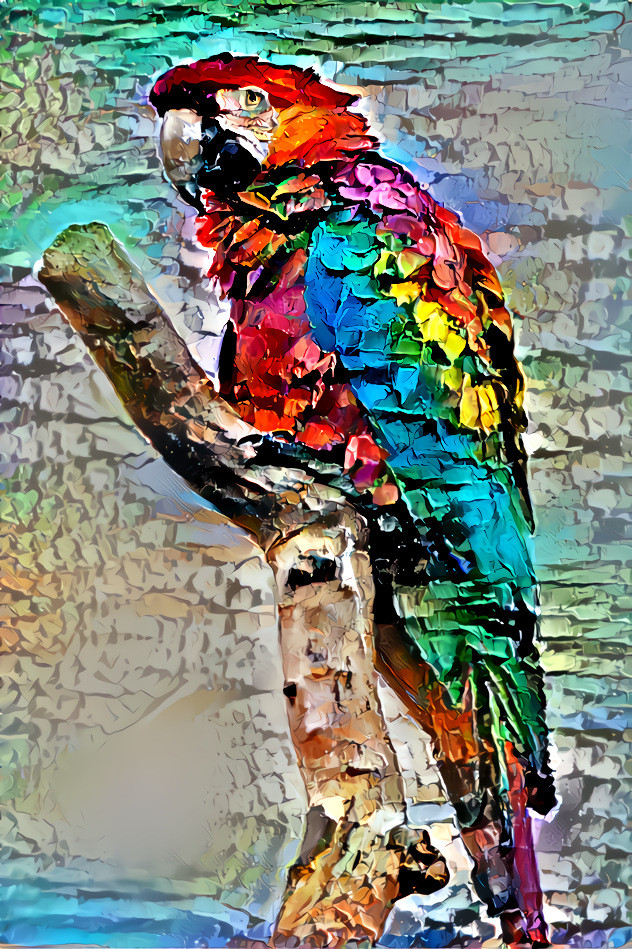 Macaw palette knife