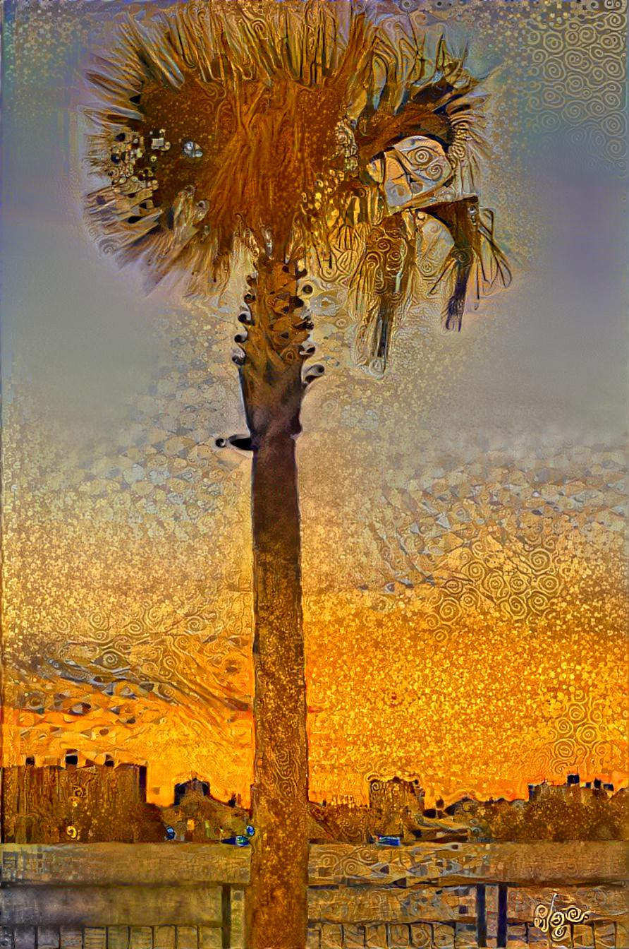 Seminole St Palm Tree