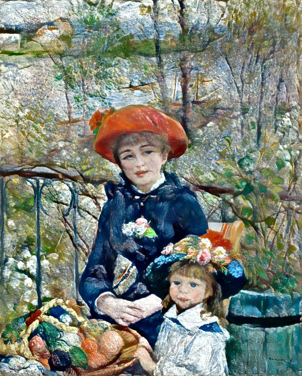 Renoir: Two Sisters (On the Rocks)