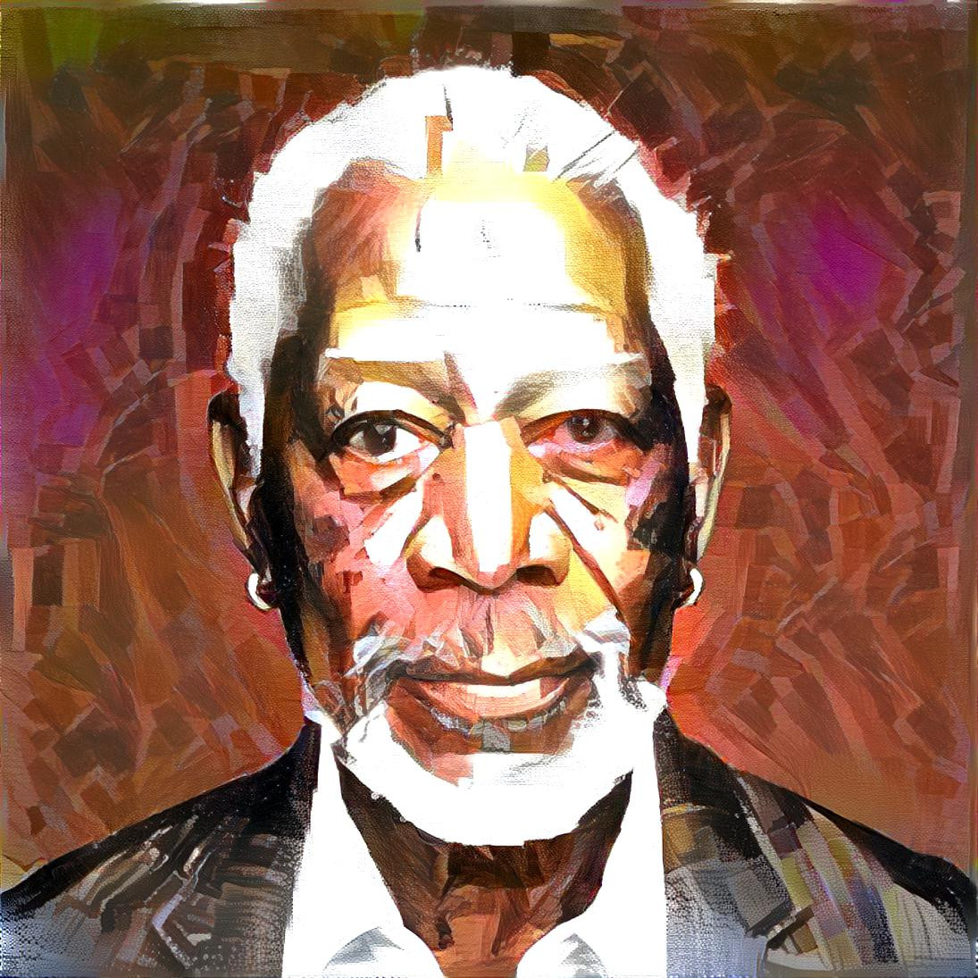 Portrait of Morgan Freeman