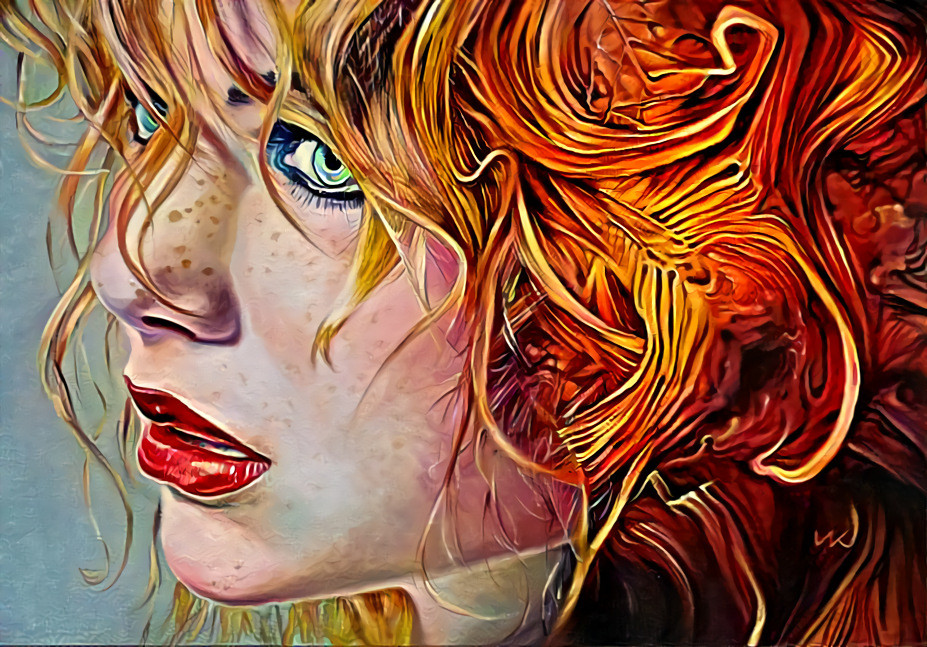 ''Blond thoughts'' _ source: artwork by Wlodzimierz Kuklinski _ (200626)