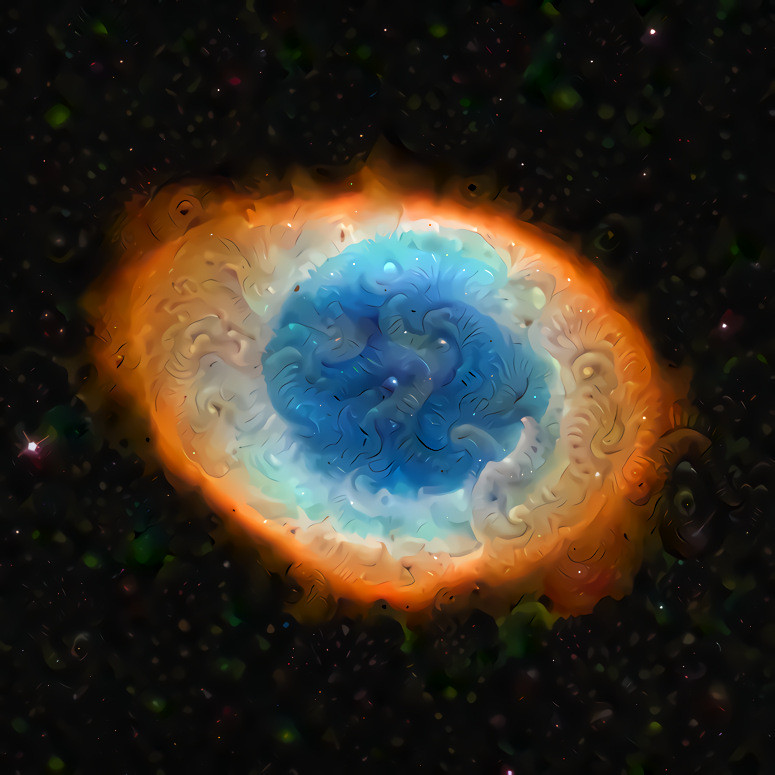 Helix fractalis (Nebula Helix from hubble.stsci.edu)