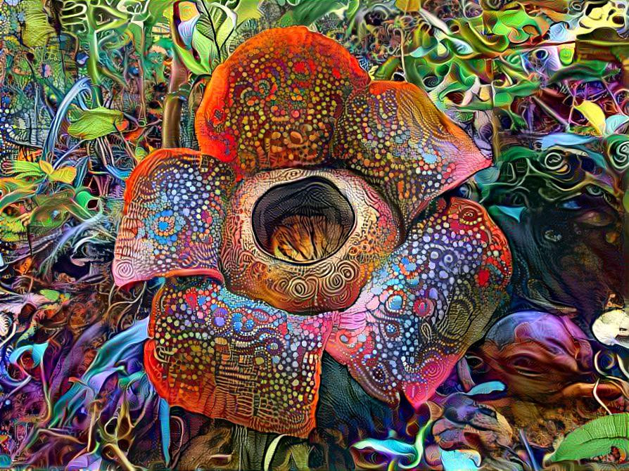 Corpse flower: Rafflesia arnoldii