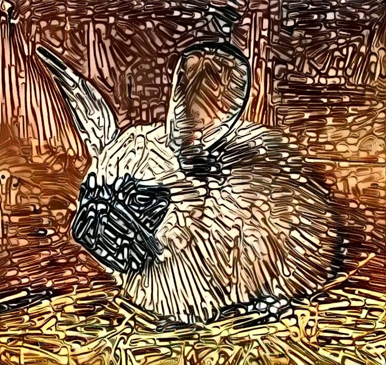 Paper Clip Rabbit Pug