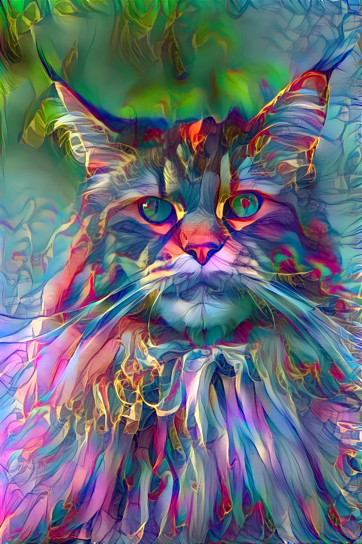 Colorful Kitty