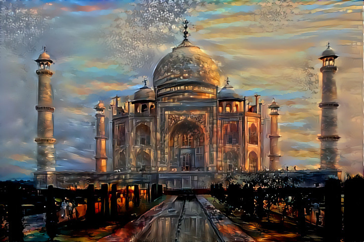 The Taj Mahal Mausoleum. India.