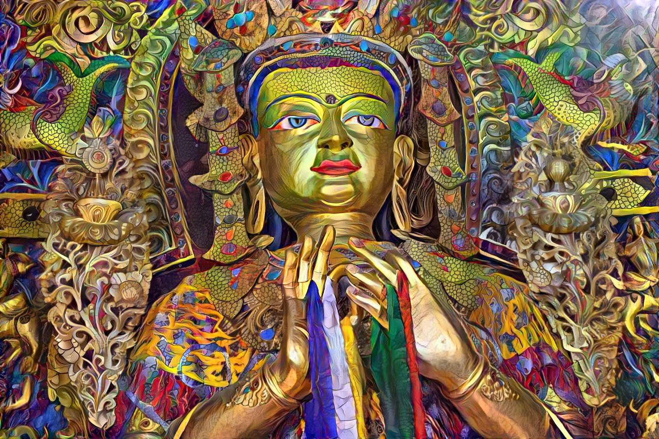 Maitreya Buddha In Nepal [1.2MP]