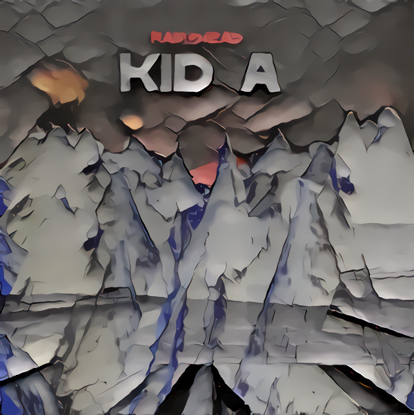 Kid A - peeling paint