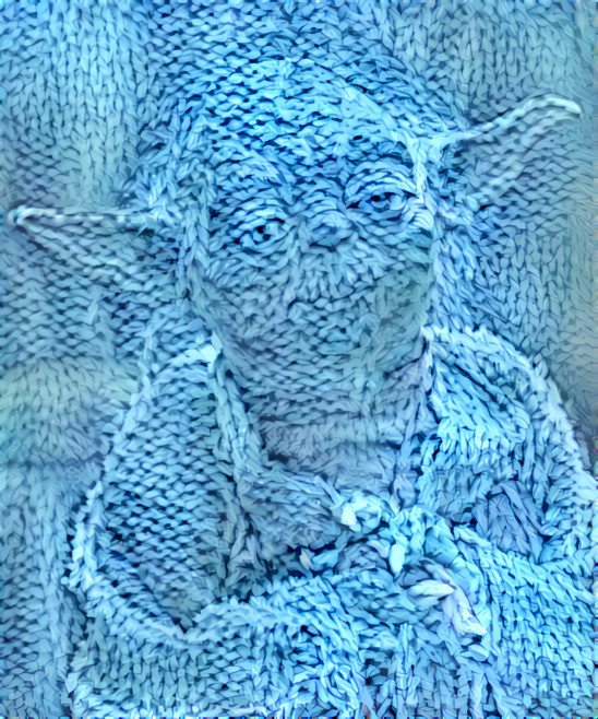 Knitted Yoda