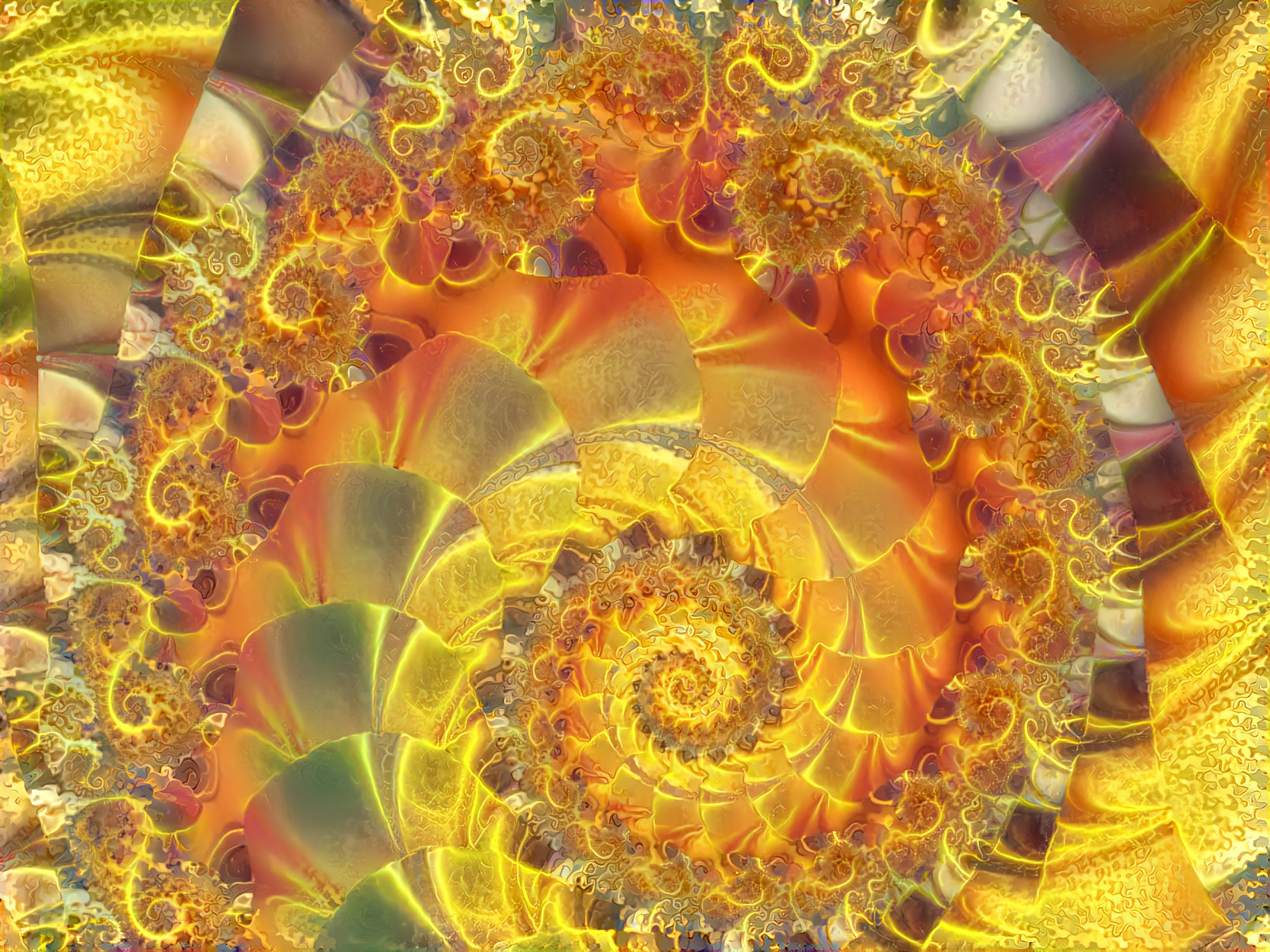 Yellow Fractal