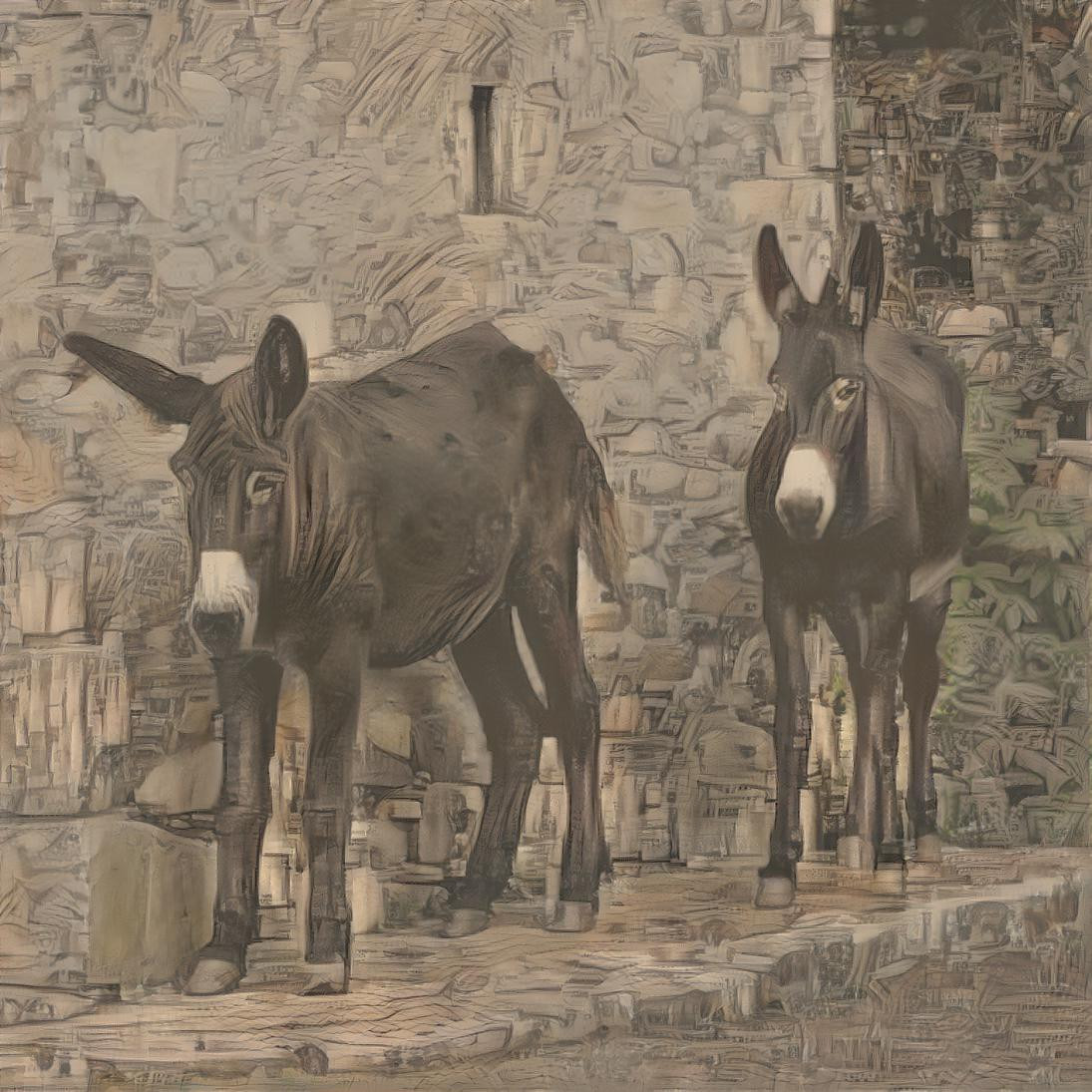 Catalan donkeys