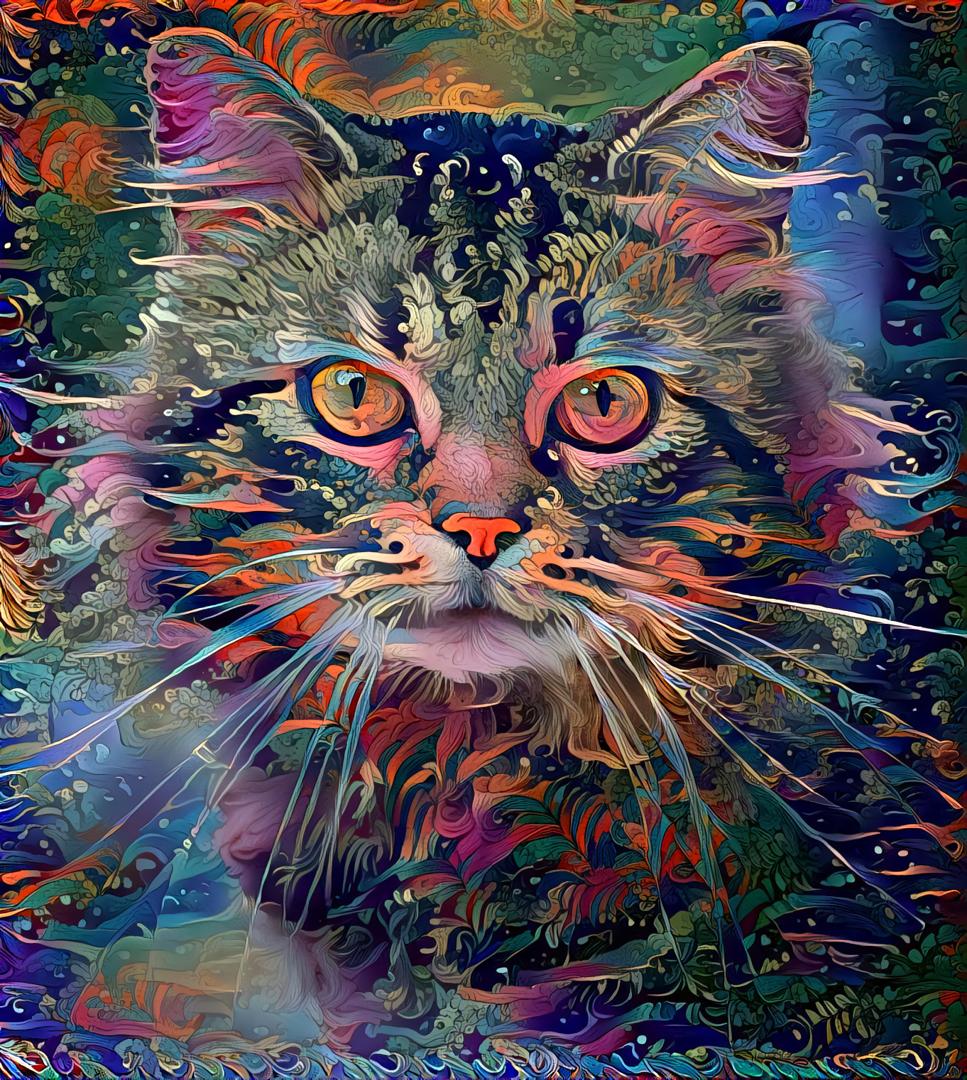 Psychedelic Kitty