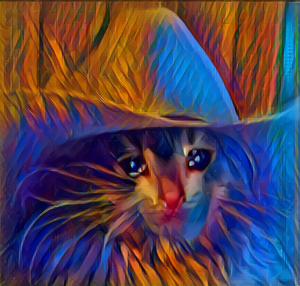 Sad Outrun Cowboy Kitty